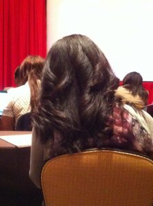 African hair portrait